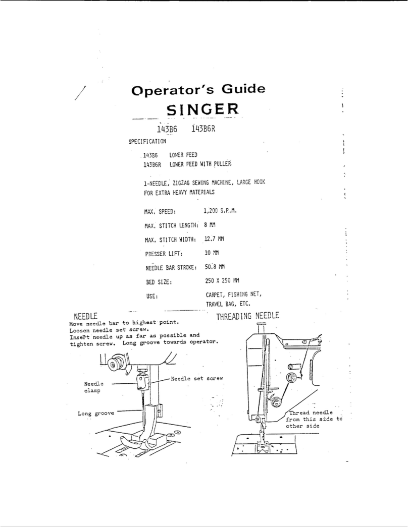 Singer 143B6 Manual