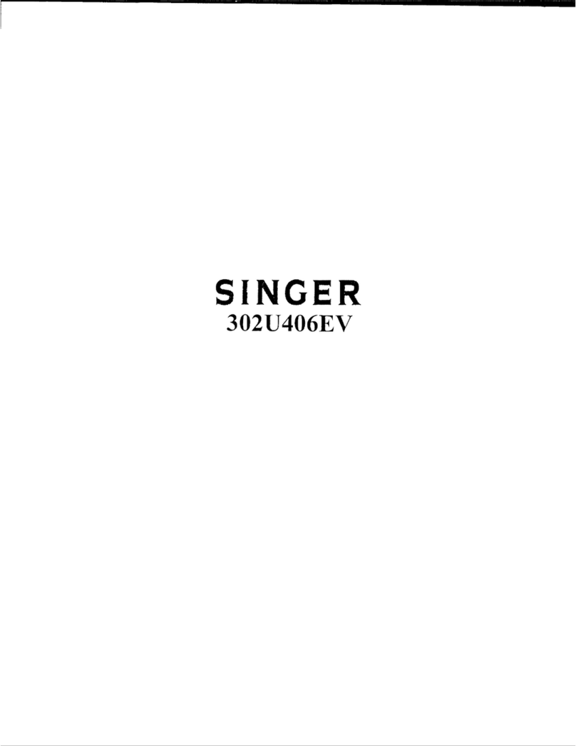 Singer 302U406EV User manual