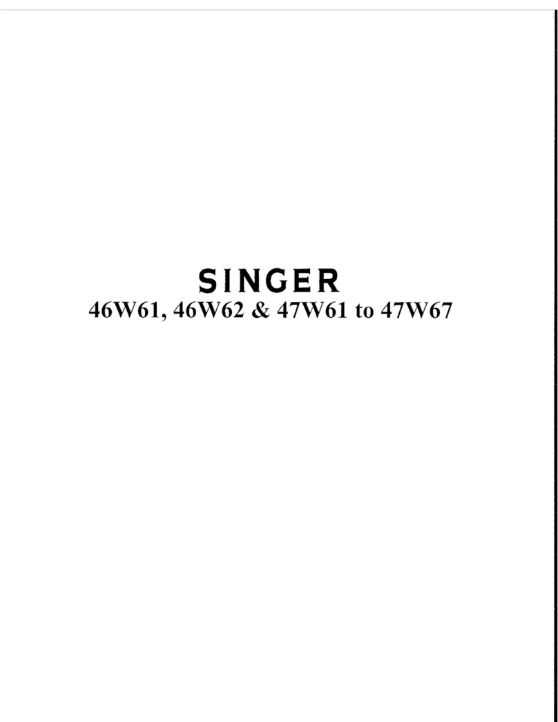Singer 46W61 Quick start guide