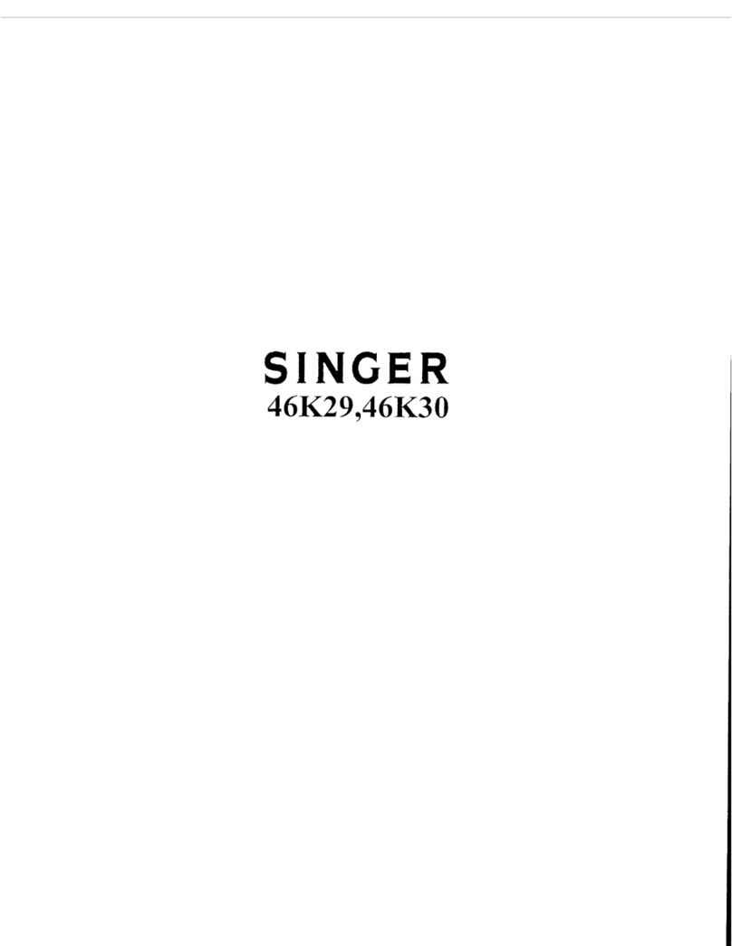 Singer 46K29 Installation and operation manual