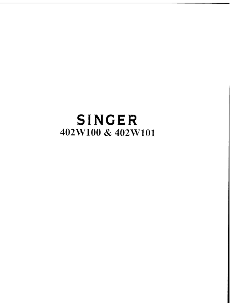 Singer 402W100 Quick start guide