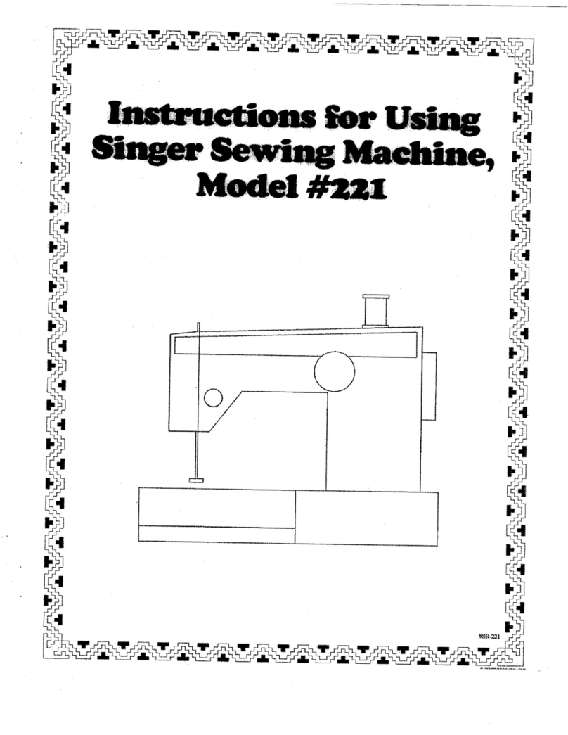 Singer 221 User manual