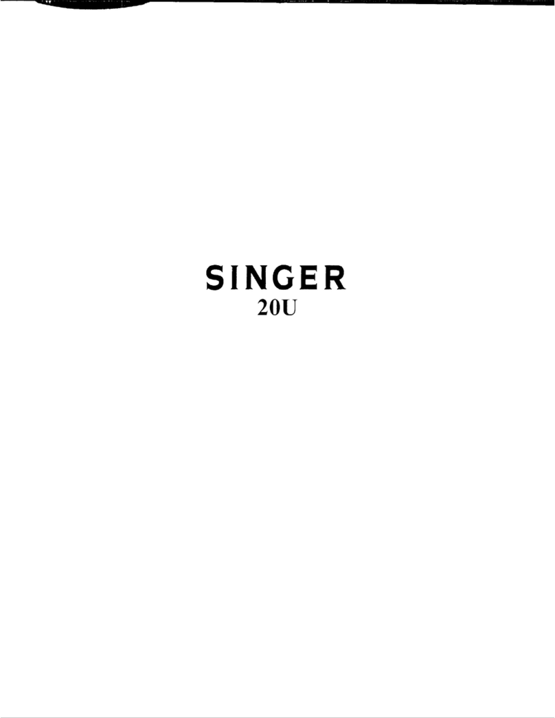 Singer 20U User manual