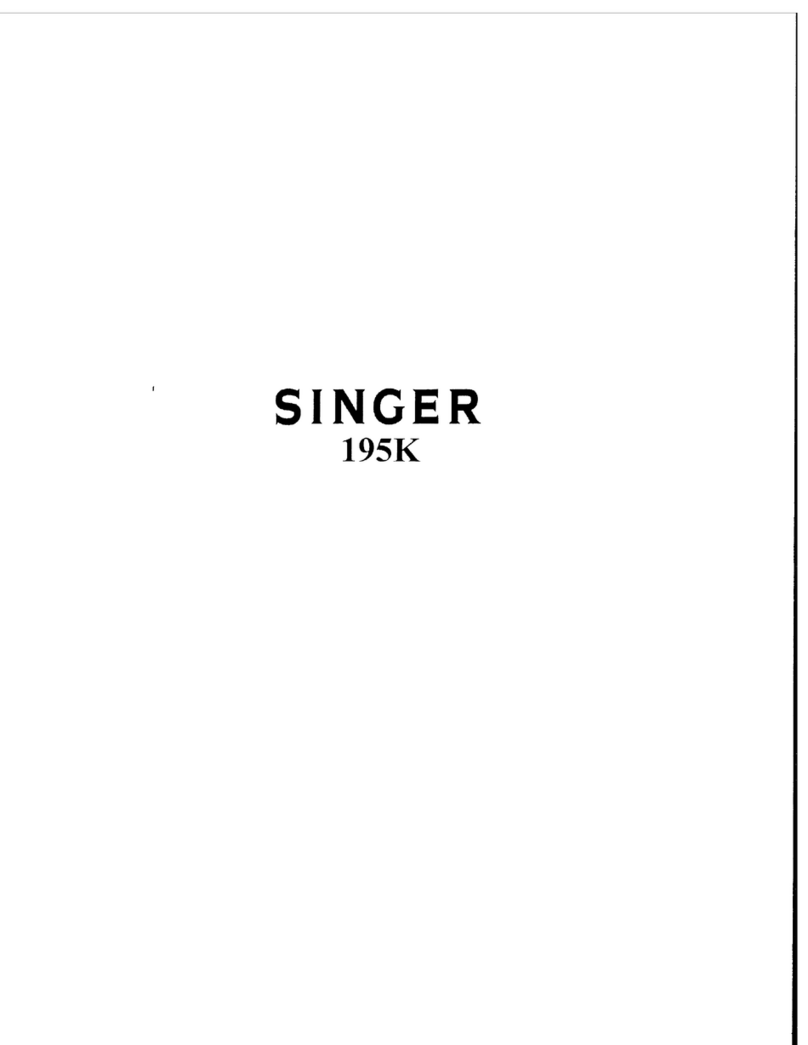 Singer 195K User manual