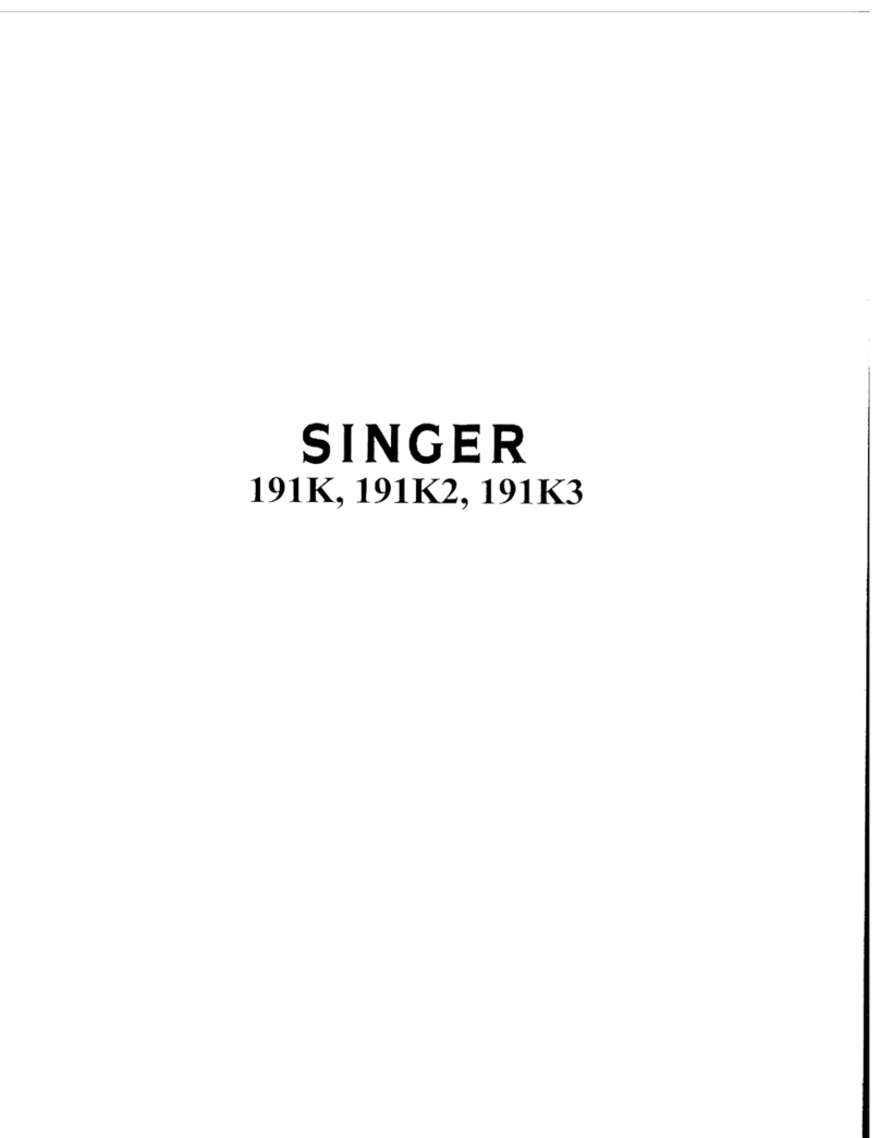 Singer 191K User manual