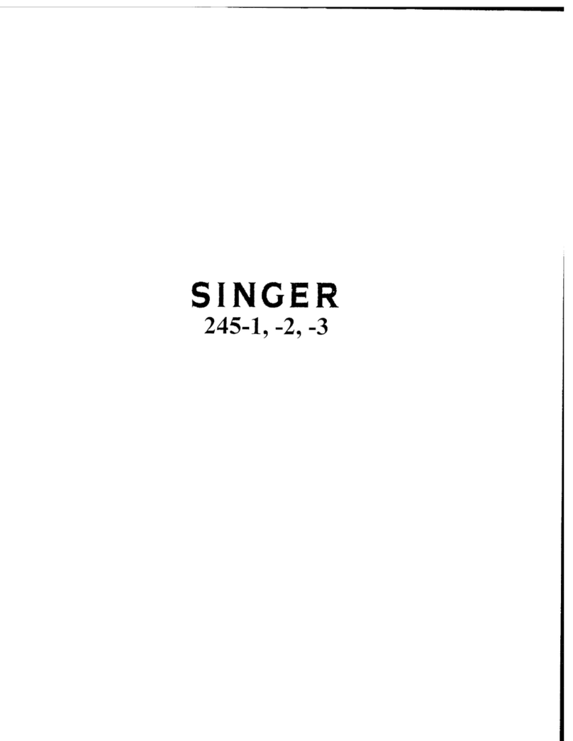 Singer 245-1 User manual