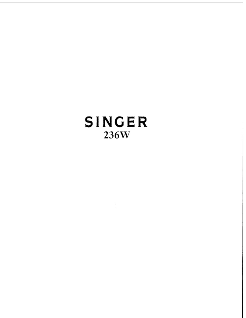 Singer 236W Installation and operation manual