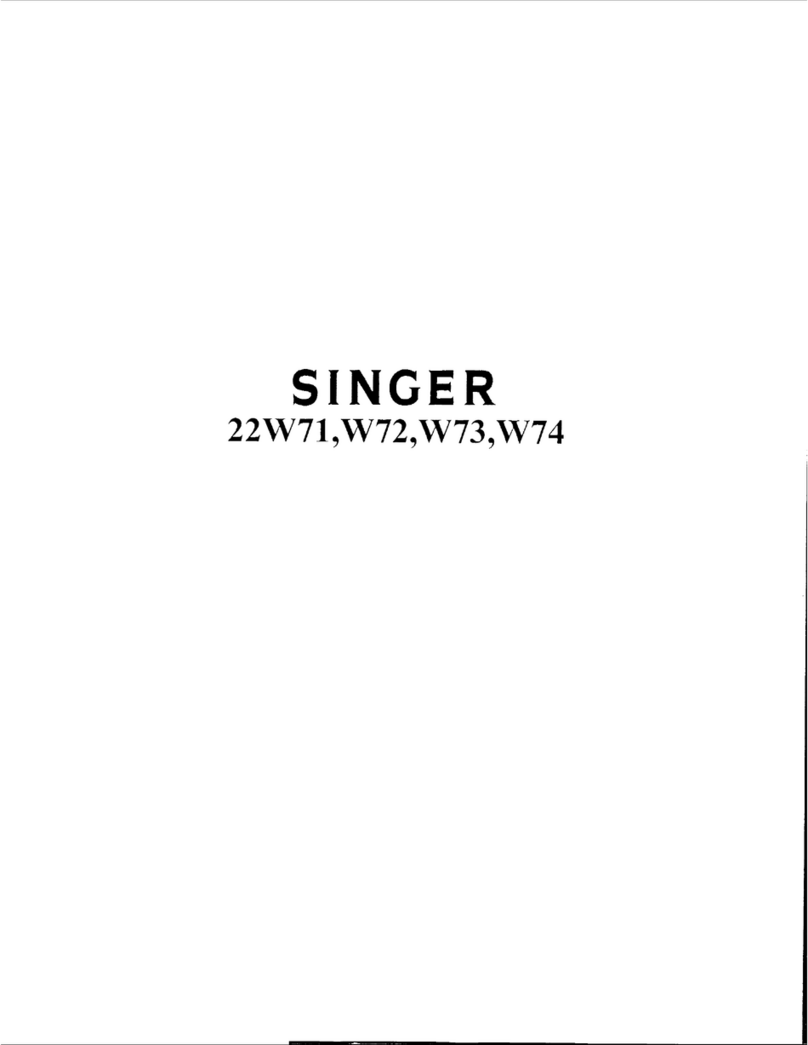 Singer 22W71 User manual