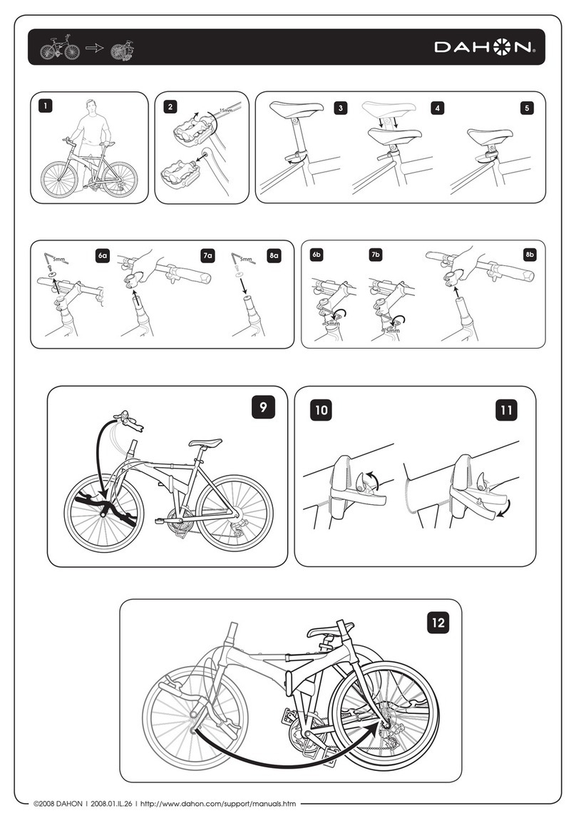 DAHON 26 INCH - 2008 User manual