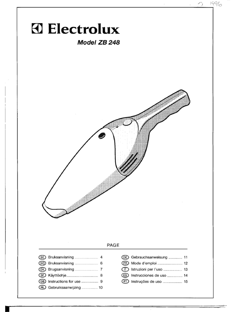 Electrolux UB148 User manual