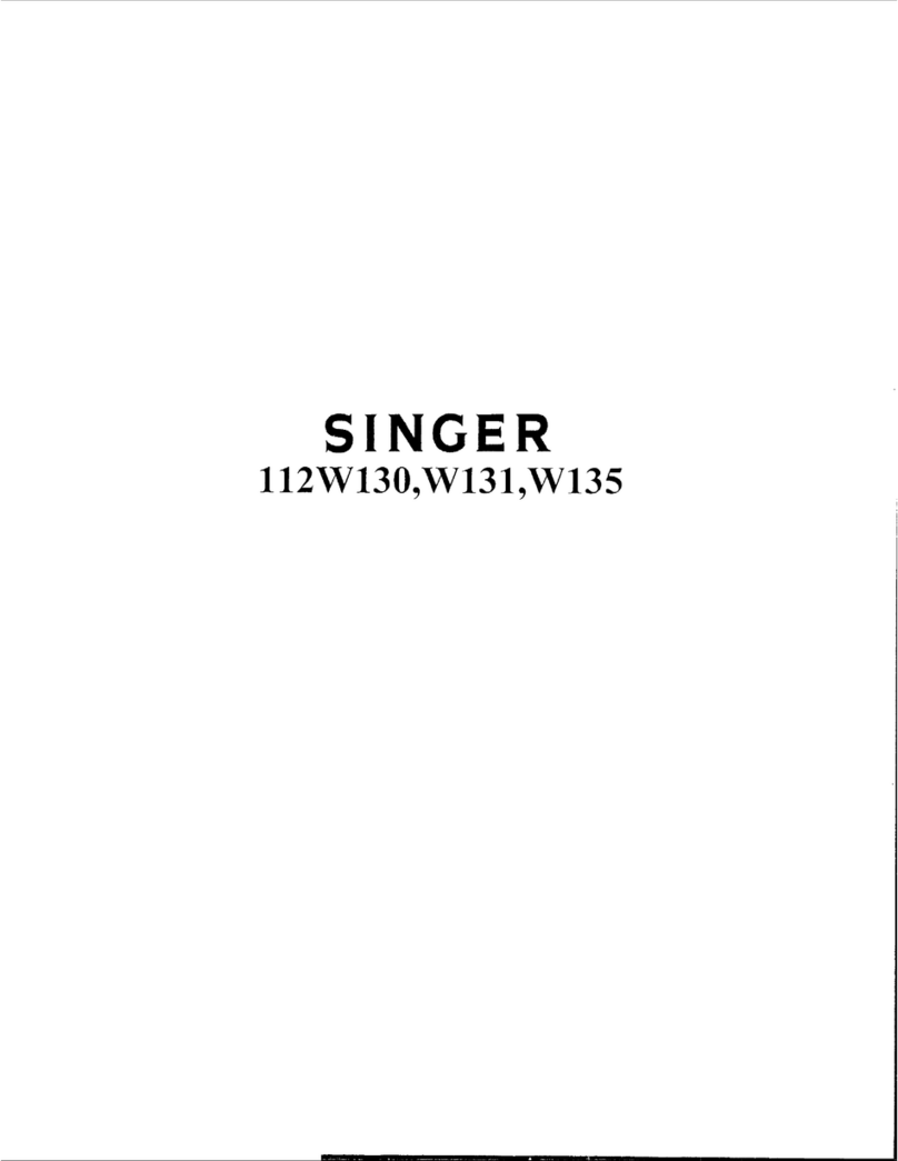 Singer 112W130 Quick start guide