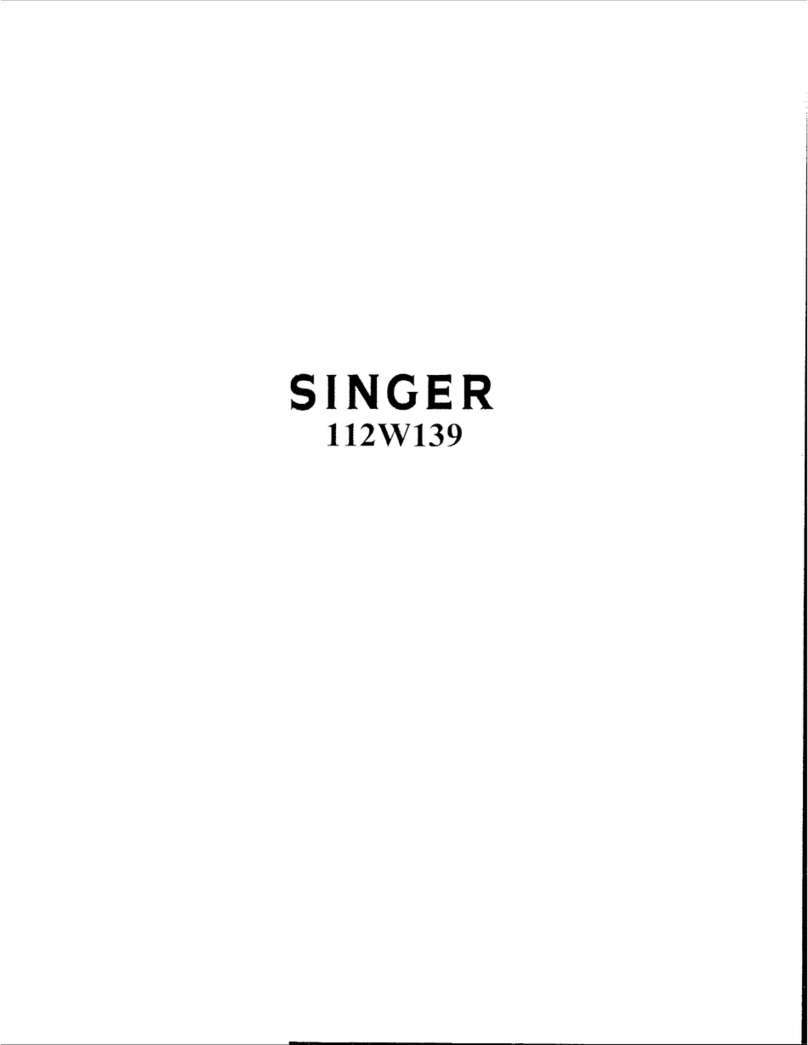 Singer 112W139 Quick start guide