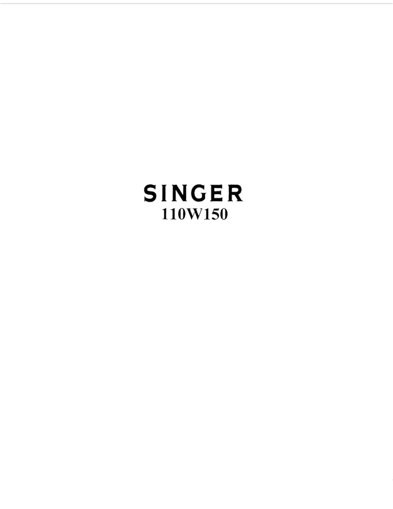 Singer 110W150 Quick start guide