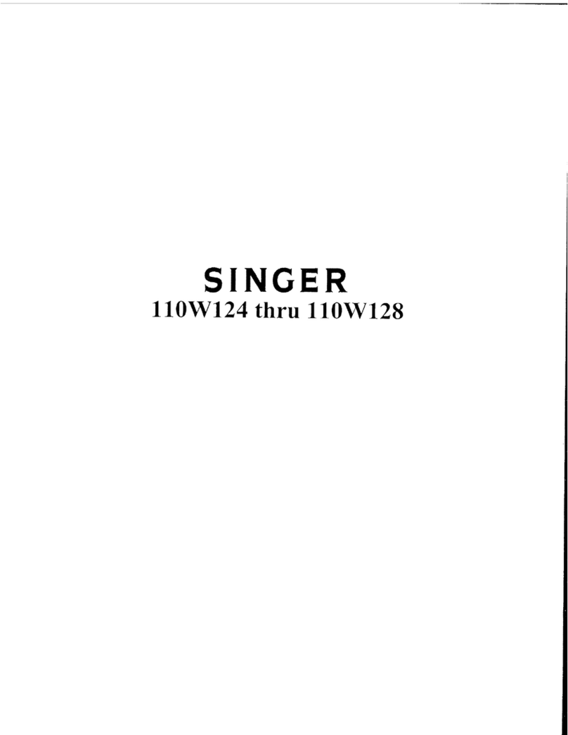 Singer 110W124 Quick start guide