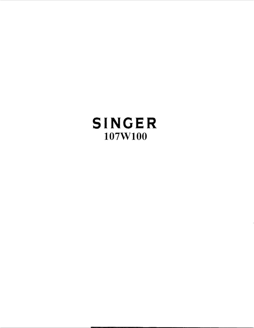 Singer 107W100 Quick start guide