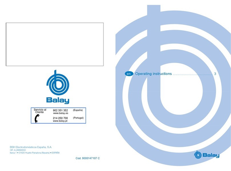 BALAY 3ET5030LP User manual