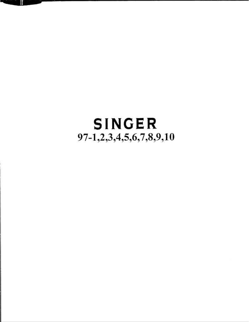 Singer 97-1 Installation and operation manual