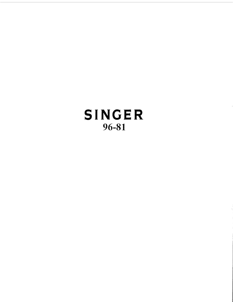 Singer 96-81 User manual