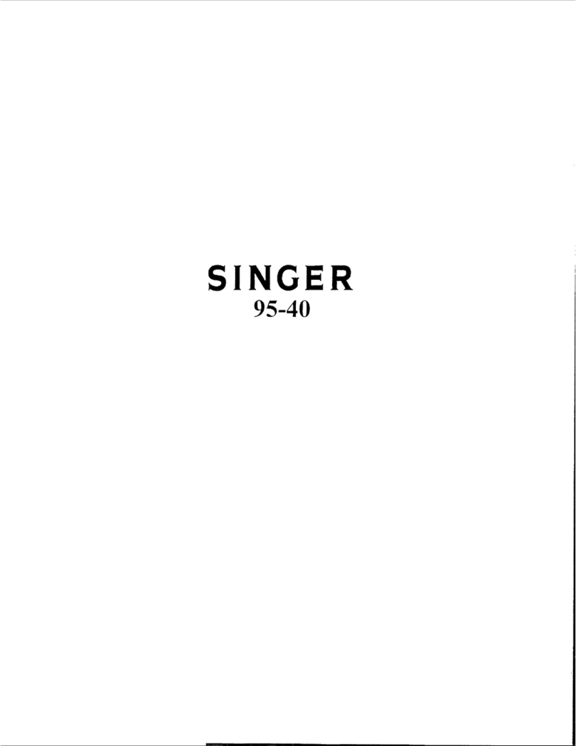 Singer 95-40 User manual