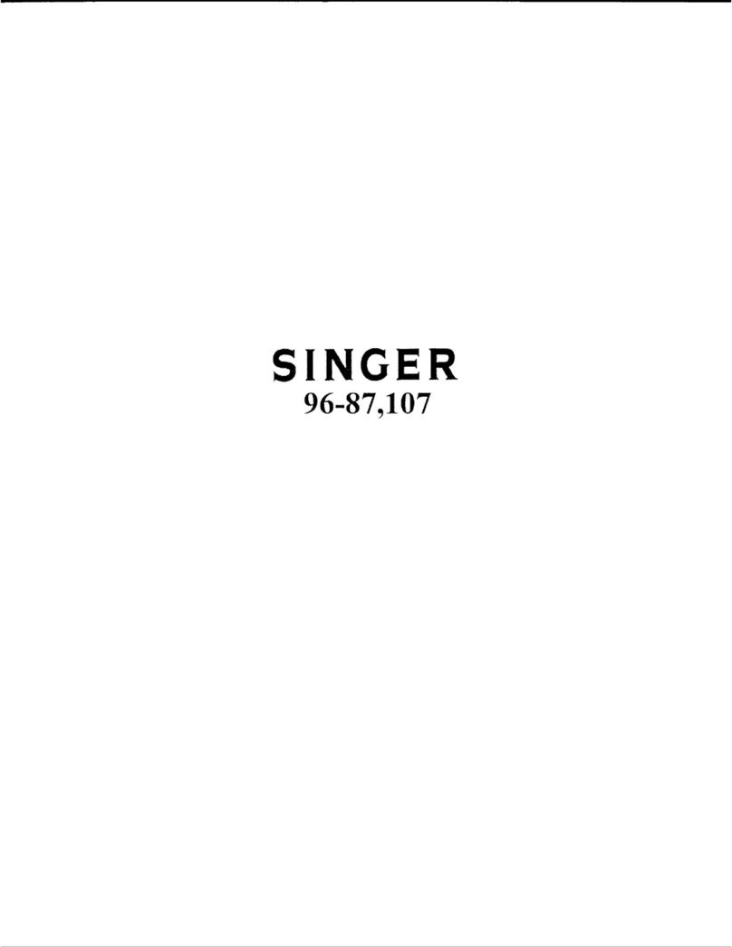 Singer 96-107 User manual