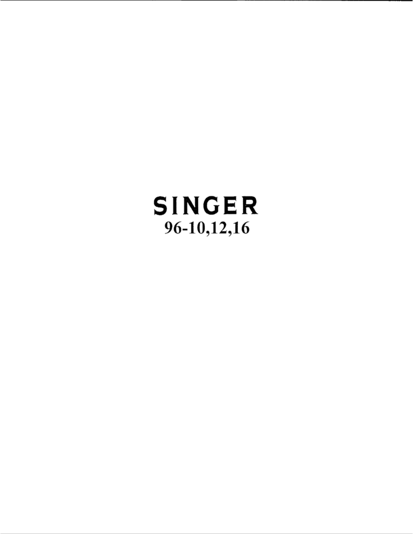 Singer 96-10 User manual