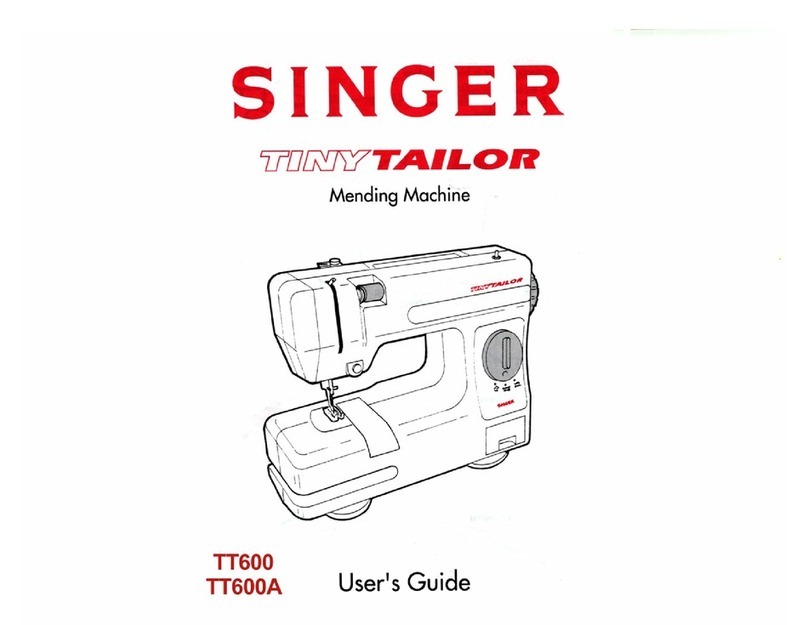 Singer TINY TAYLOR TT600 User manual