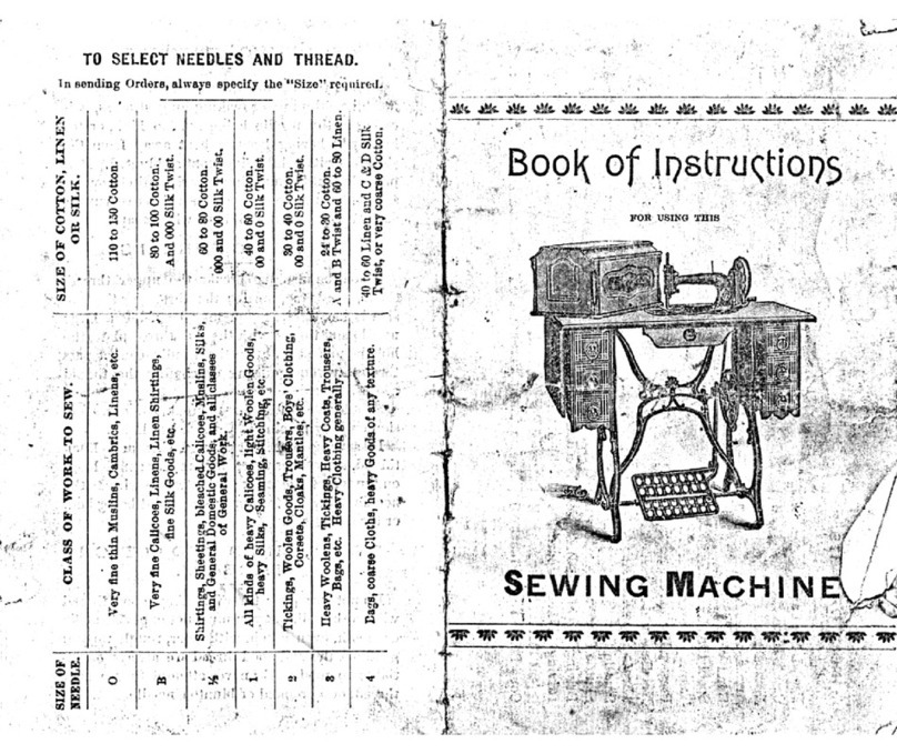 Singer Sewing Machine User manual
