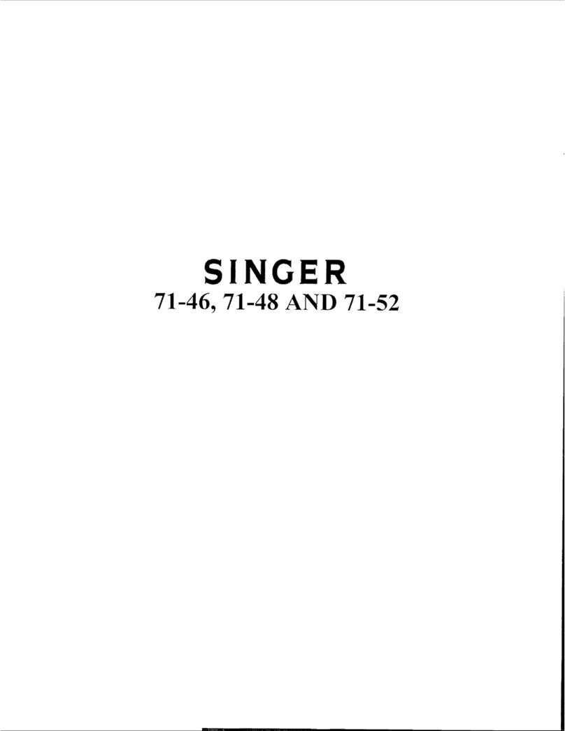 Singer 71-46 Quick start guide