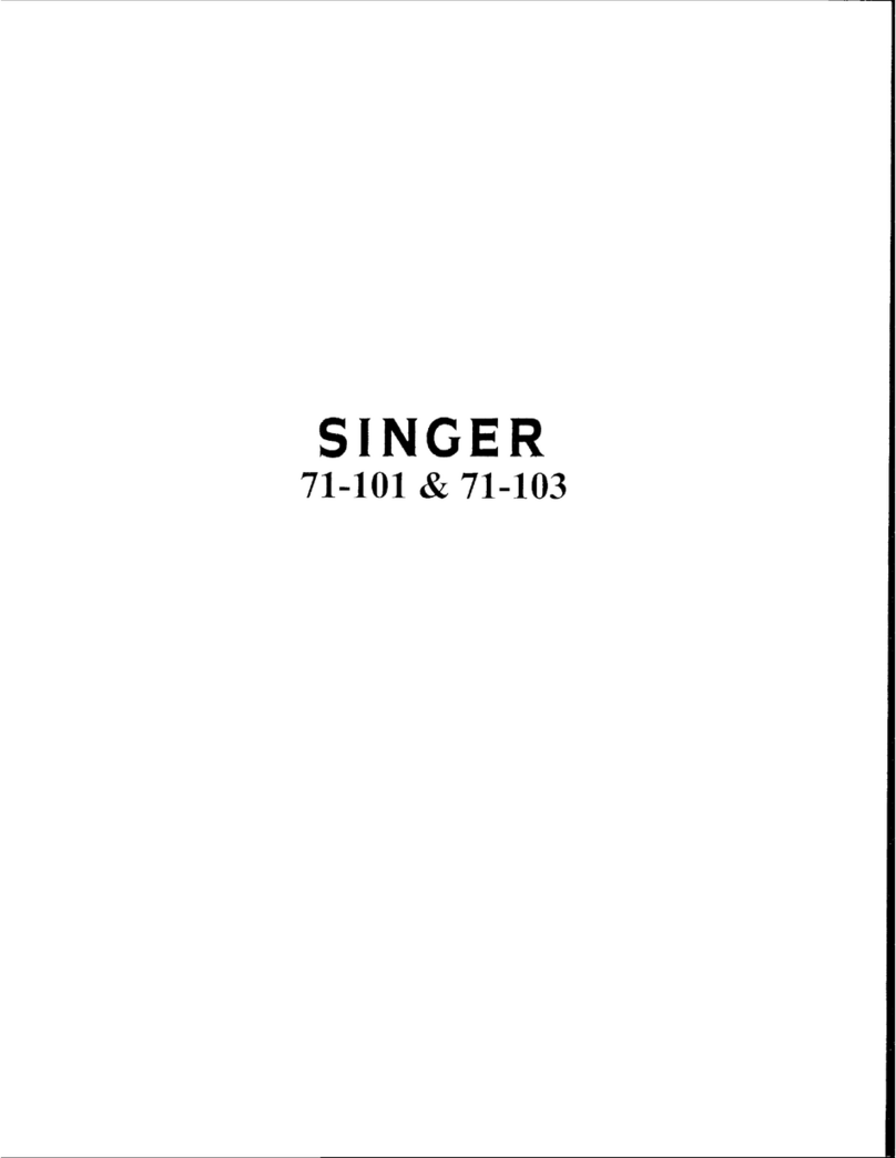 Singer 71-101 Quick start guide