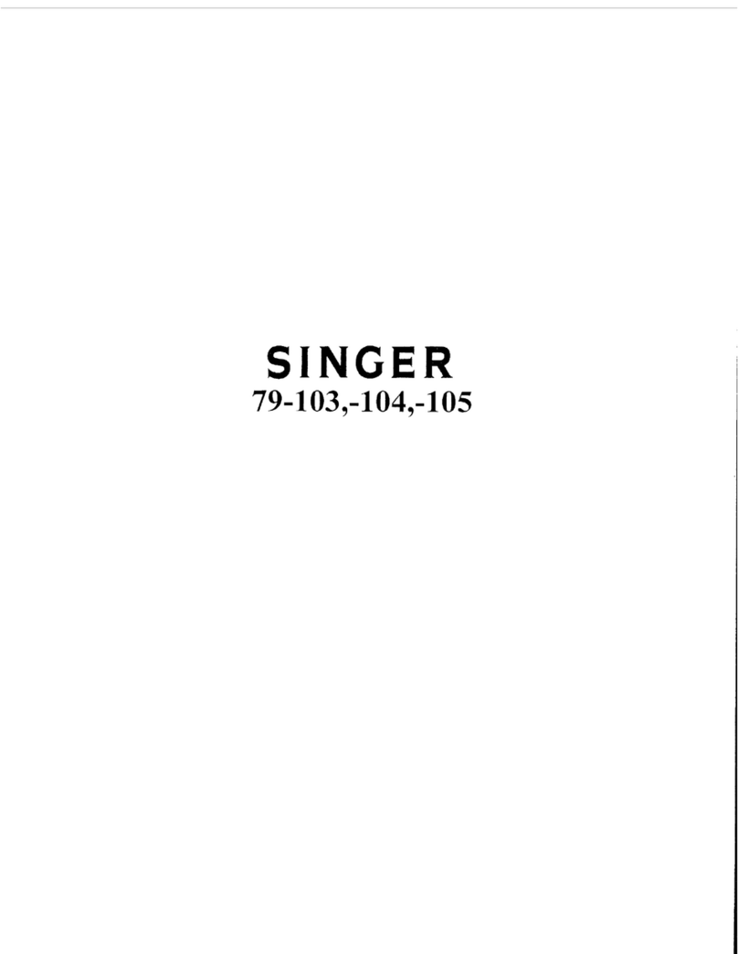 Singer 70-105 Quick start guide