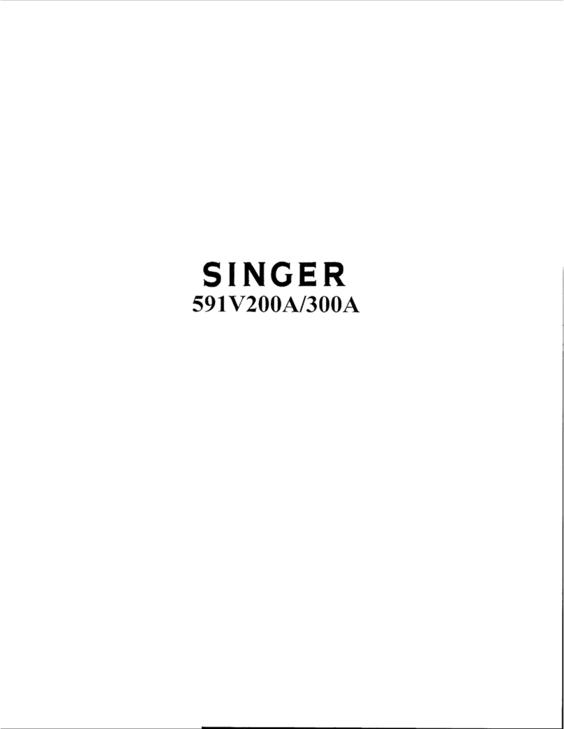 Singer 591V200A User manual