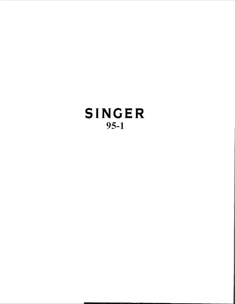 Singer 95-1 Installation and operation manual