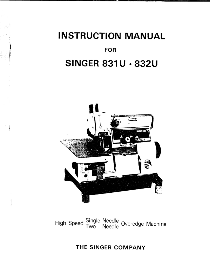 Singer 831U User manual