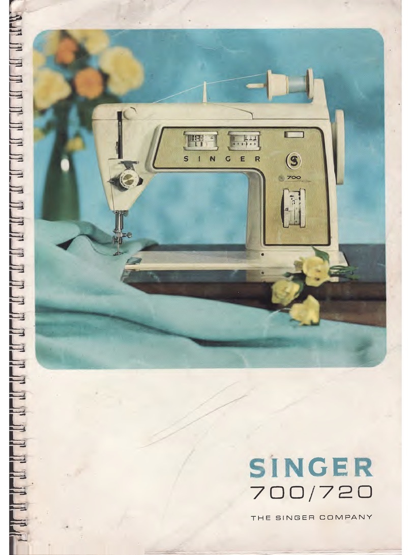 Singer 700 series Operating instructions