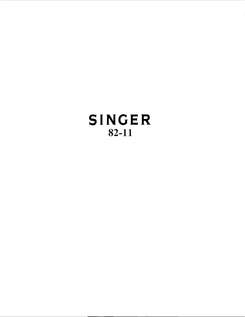 Singer 82-11 Quick start guide