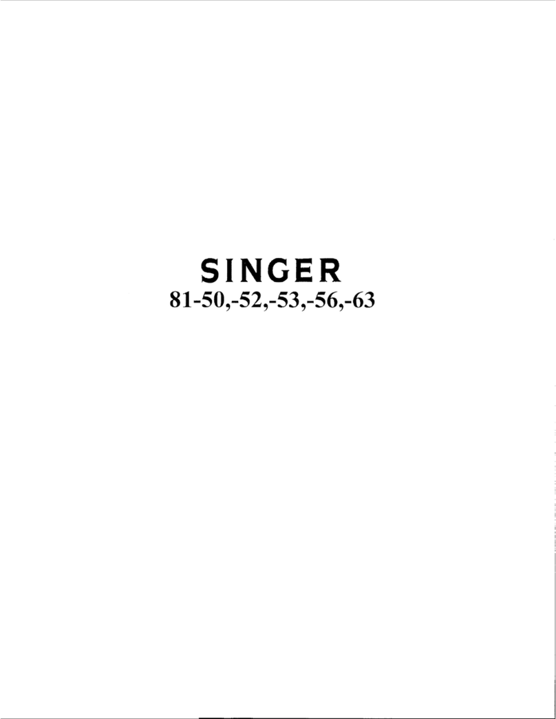Singer 81-50 User manual