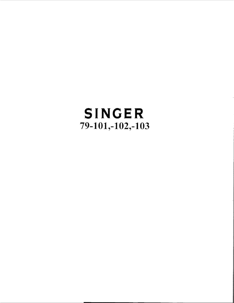 Singer 79-101 Quick start guide