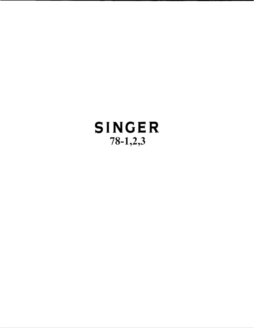 Singer 78-2 Installation and operation manual