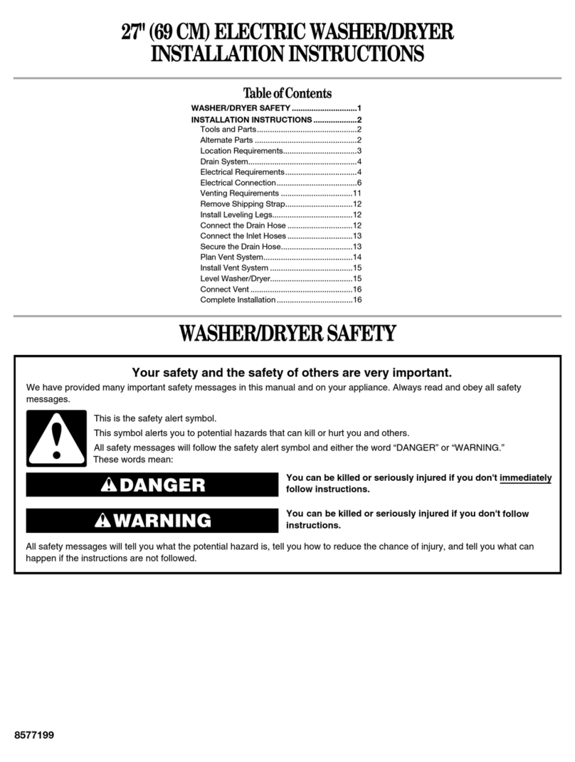 Whirlpool 8577199 User manual