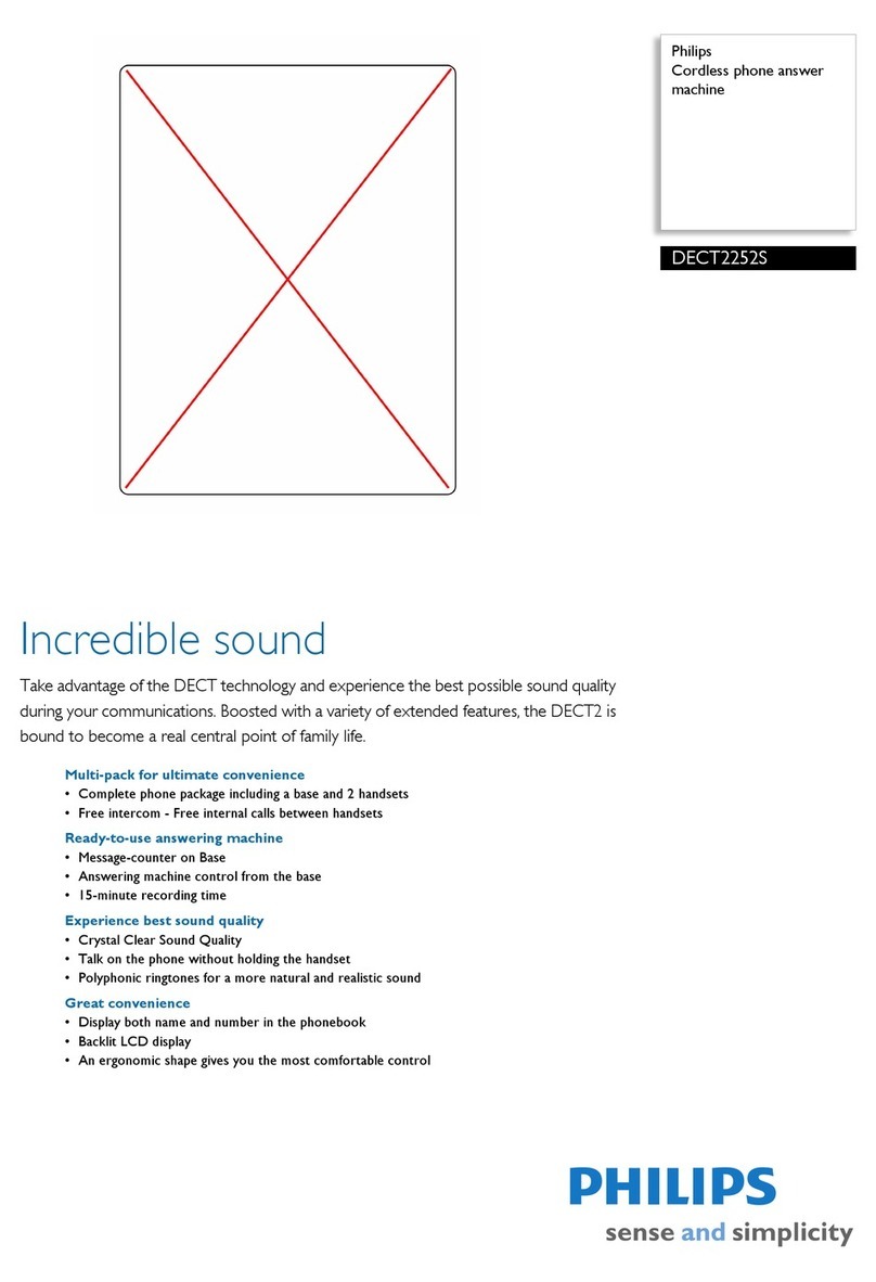 Philips DECT2252S User manual