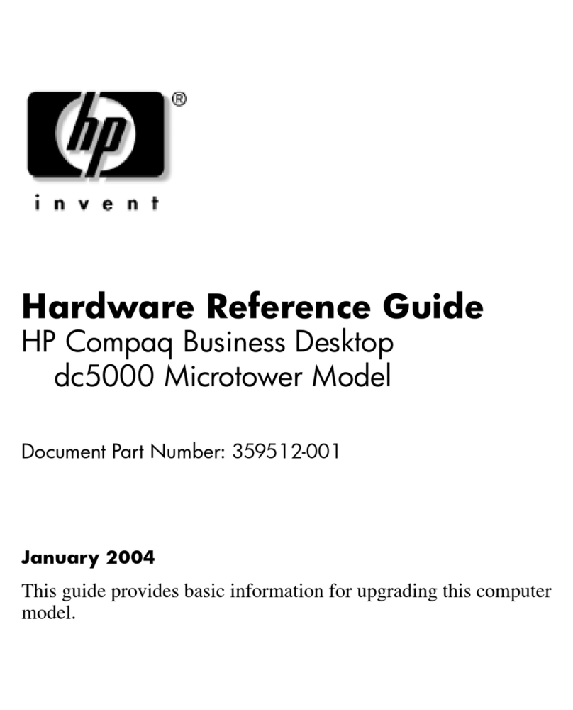 HP dc5000 - Microtower PC Operating and maintenance manual