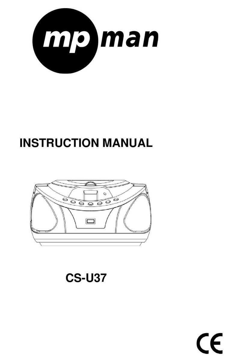 MP-Man CS-U37 User manual