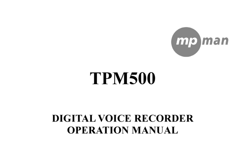 MP-Man TPM 500 User manual