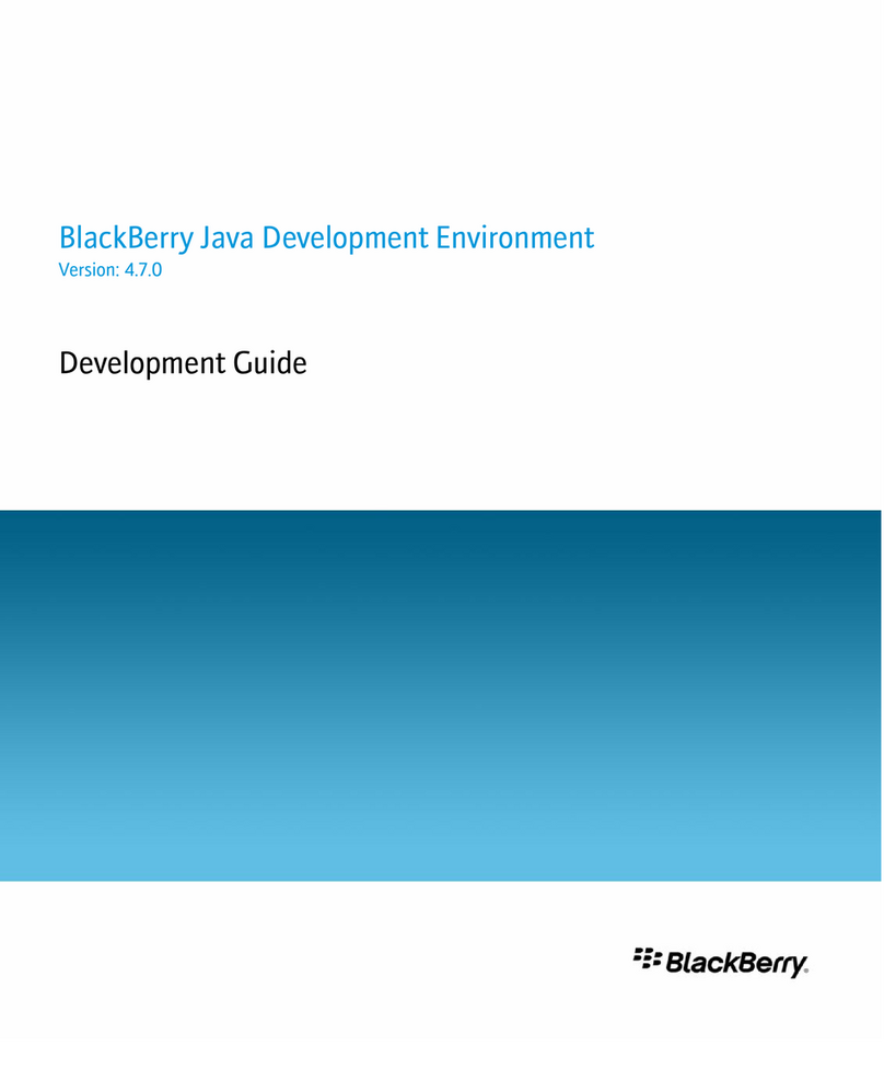 Blackbe;rry JAVA DEVELOPMENT ENVIRONMENT - - MULTIMEDIA - DEVELOPMENT... User manual Blackbe;rry JAVA DEVELOPMENT ENVIRONMENT - - MULTIMEDIA - DEVELOPMENT... User manual