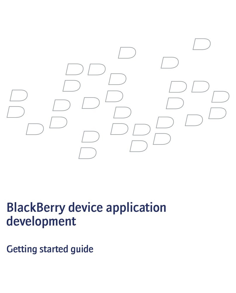 Blackbe;rry JAVA DEVELOPMENT ENVIRONMENT User manual