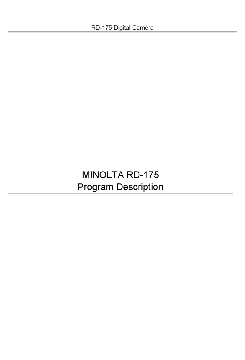 Minolta RD-175 Quick start guide
