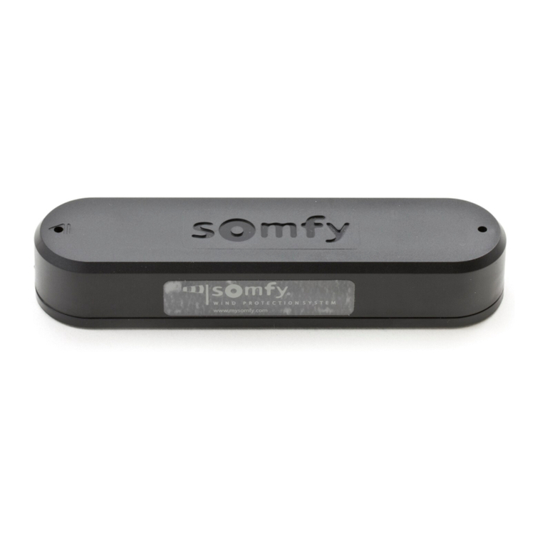 SOMFY EOLIS 3D User manual