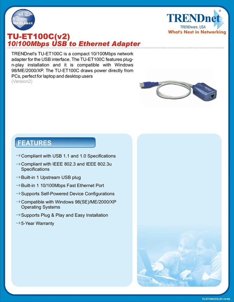 TRENDnet TU-ET100C - User manual
