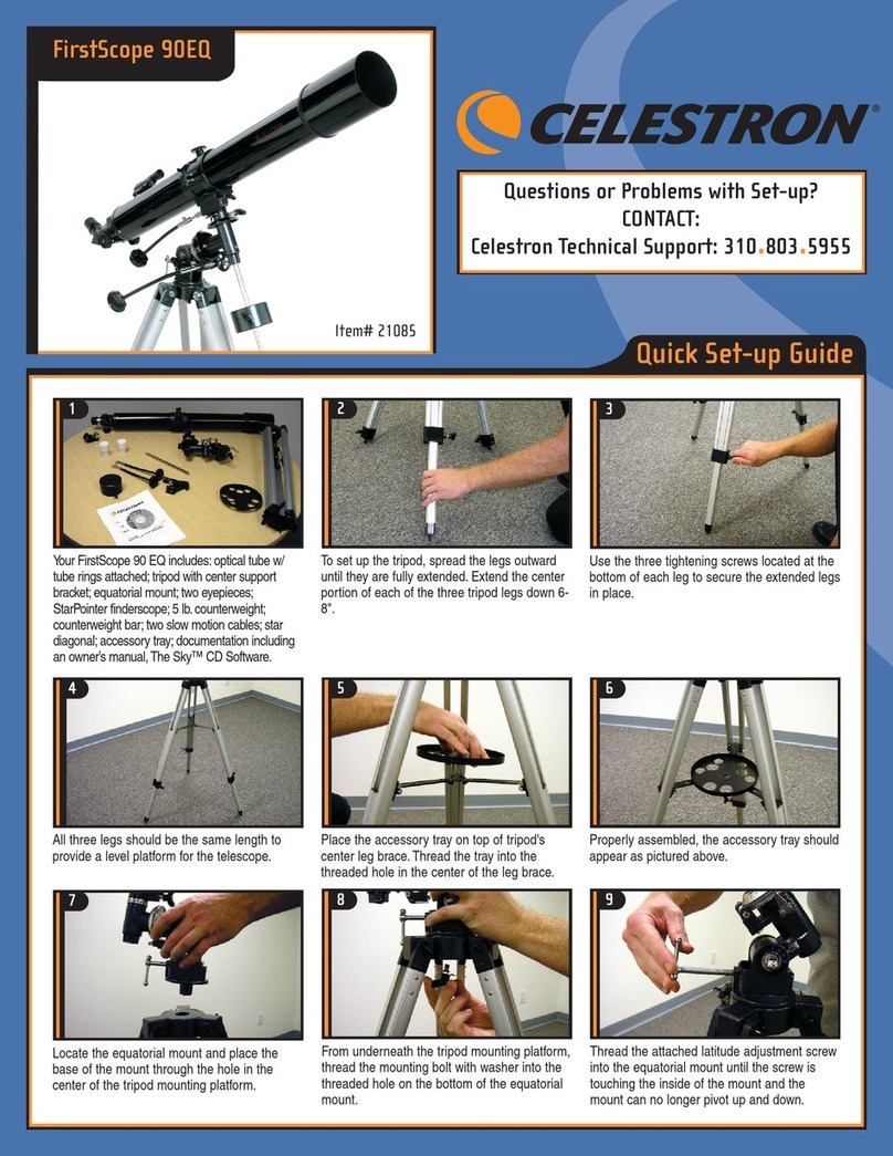 Celestron FirstScope 90EQ User manual