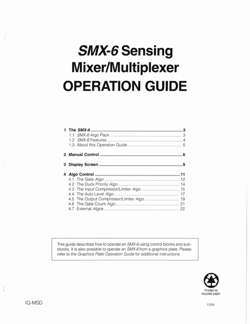Crown SMX-6 User manual